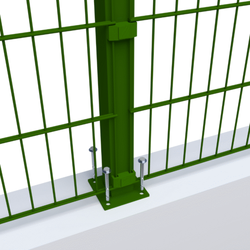 COLOCAÇÃO POSTE ENCASTRADO PAINEL VM PERFIL 3D 5/5