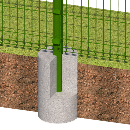 COLOCAÇÃO POSTES EMBUTIDOS PAINEL VM PERFIL 3D 5/5